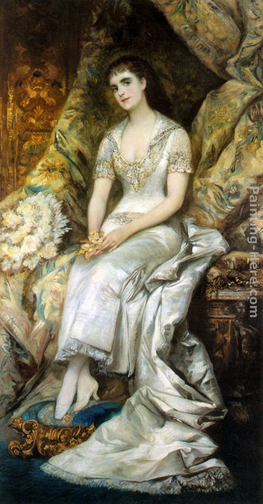 An Elegant Lady painting - Hans Makart An Elegant Lady art painting